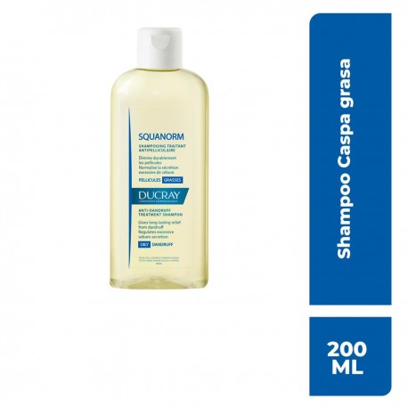 Squanorm Shampoo Anticaspa Para Caspa Grasa 200 Ml