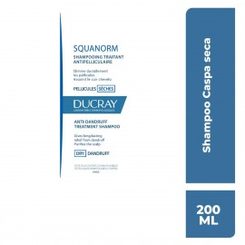 Squanorm Shampoo Auxiliar De Tratamiento Para Caspa Seca 200 Ml